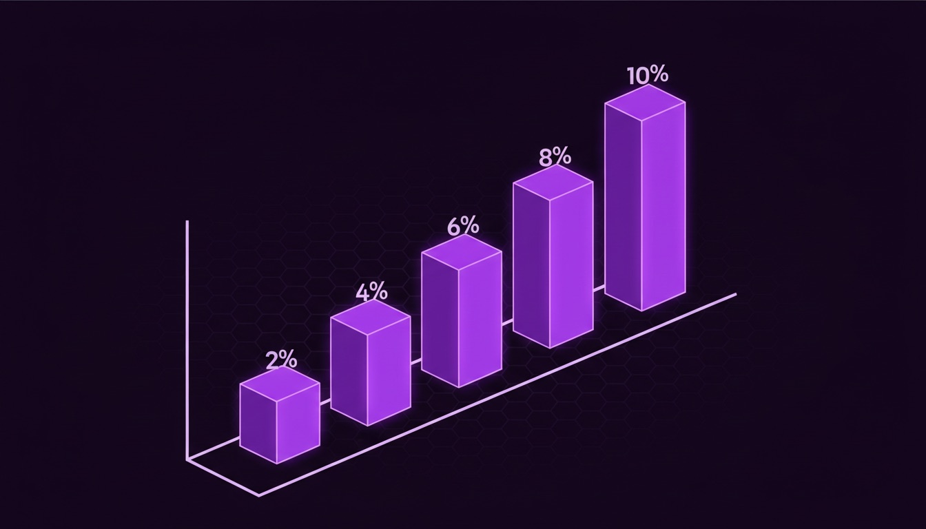 Cashback-Stufen im Anstieg, POOL BTC