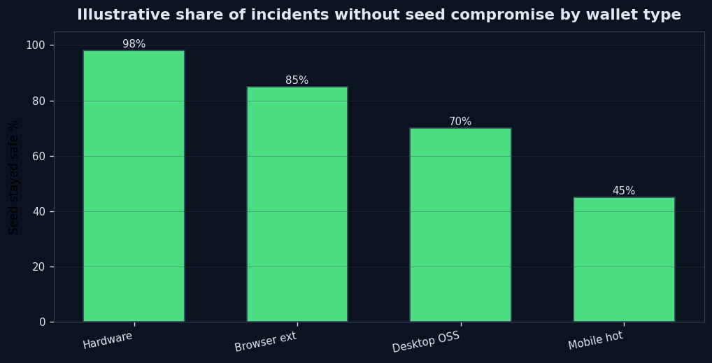 نسبت رخدادها بر اساس نوع کیف پول بدون در نظر گرفتن seed - POOL BTC
